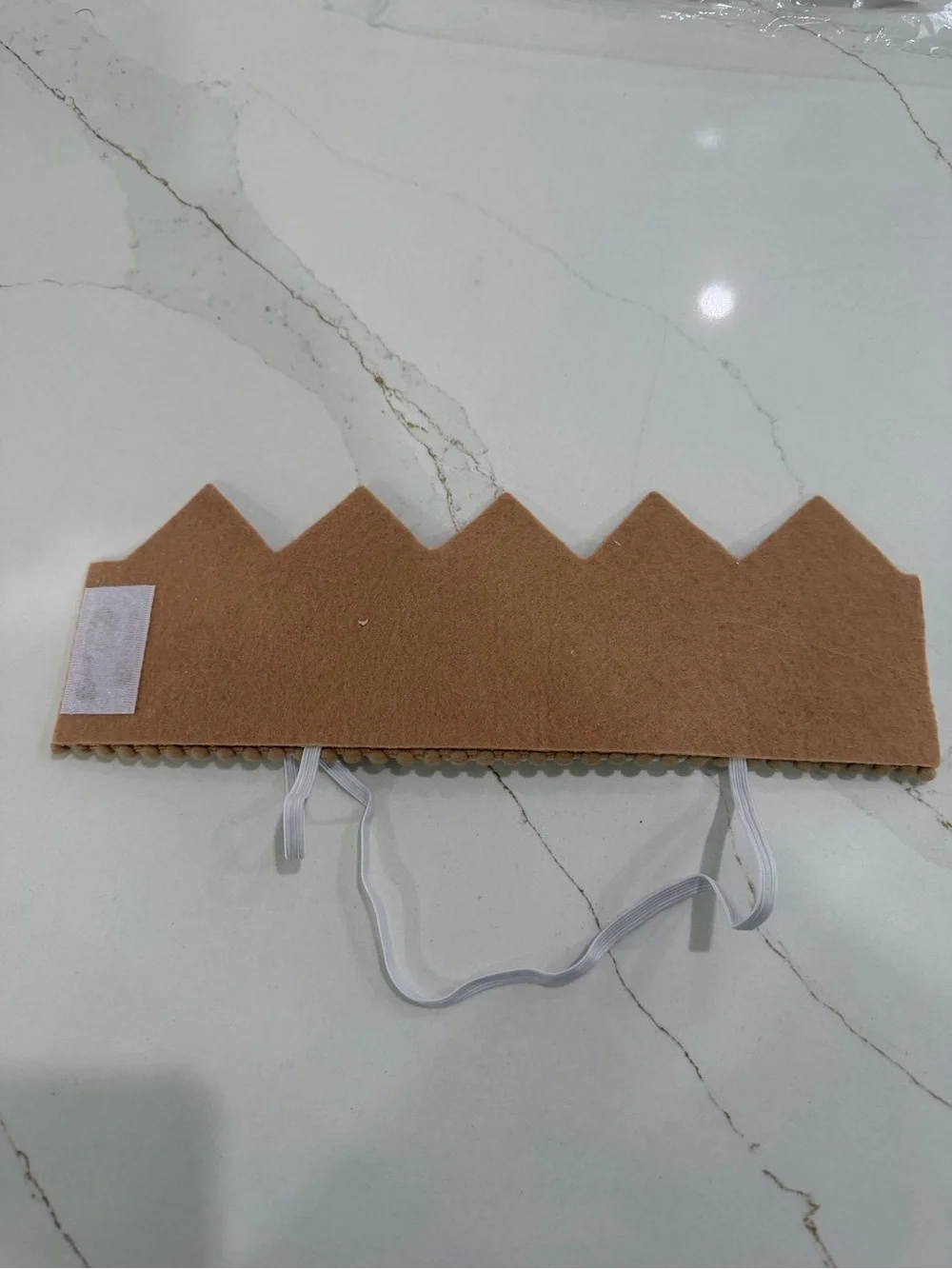 First Birthday Felt Crown with Bear 'One'